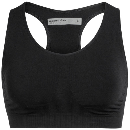 Sujetador Icebreaker Anatomica Seamless Sport Bra negro Black