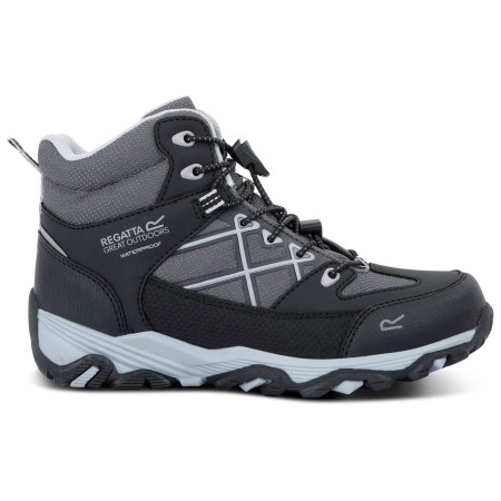 Calzado para niños Regatta Samaris III Boot Jnr gris Blk/LgtSteel