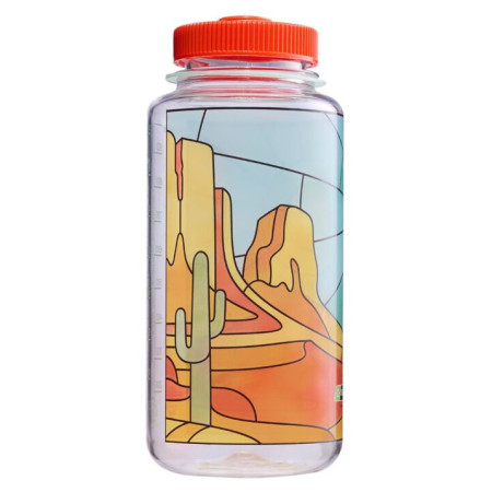 Botella Nalgene Wide Mouth 1l Clear Stained Glass