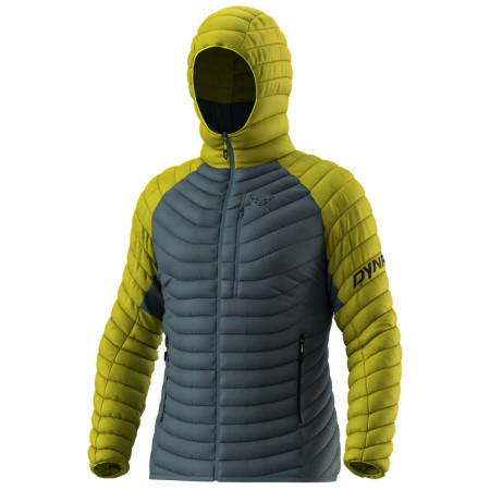 Chaqueta de hombre Dynafit Radical Dwn Rds M Hood Jkt verde/gris 2881 - golden lime/0720