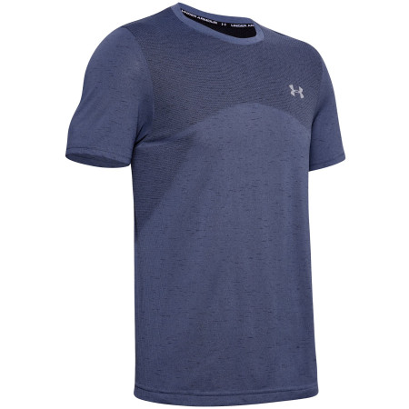 Camiseta de hombre Under Armour Seamless Ss azul BlueInk/ModGray