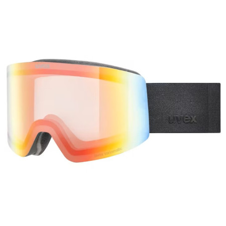 Gafas de esquí Uvex Provoqe V negro BLACK MATT DL/RAINBOW-CLEAR S1-3