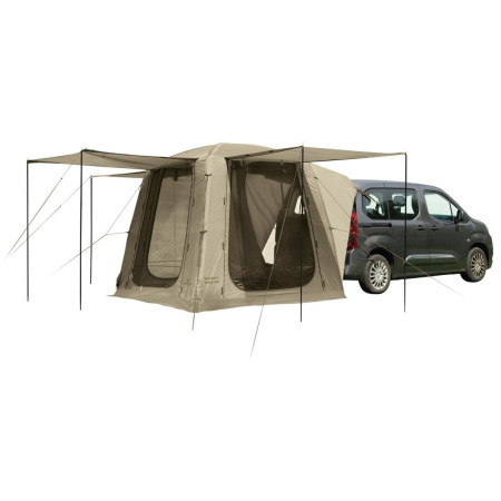 Tienda de campaña para coche Ferrino Wanderer Trunk Tent beige sand