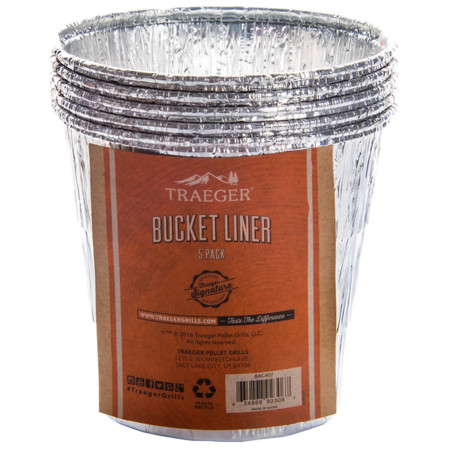 Accesorio para barbacoa Traeger BUCKET LINER 5 PACK plata