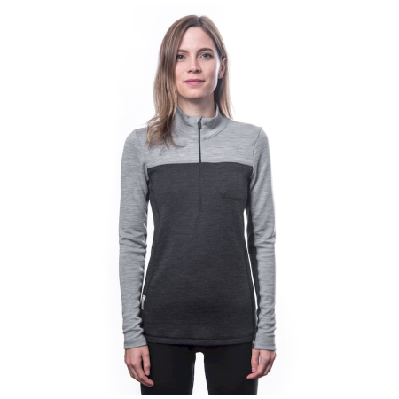 Camiseta funcional de mujer Sensor Merino Bold dl. rukáv zip