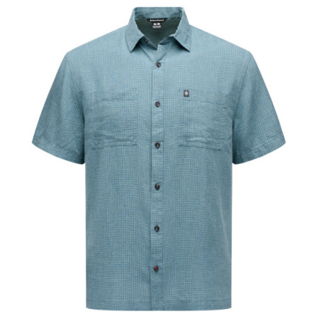 Camisa de hombre Black Diamond M Scenic Route Ss Shirt azul Midnight Blue-Glacier