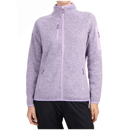 Sudadera de mujer 4F Fleece F467 violeta Violet Melange