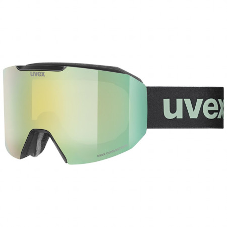 Gafas de esquí Uvex Evidnt Attract S negro/gris Black/Opal