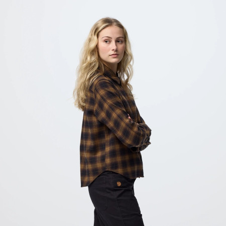 Camisa de mujer Fjällräven Övik Boxy Flannel Shirt W