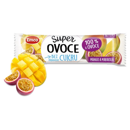 Barrita Emco Super fruta mango/maracuyá 30g
