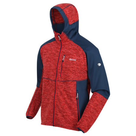 Sudadera de hombre Regatta Cadford III rojo/azul FieryRd/Mnlt