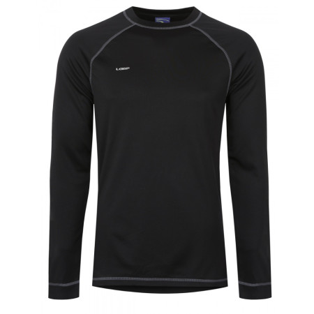 Camiseta funcional de hombre Loap Pepa negro Black