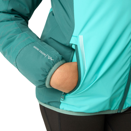 Chaqueta de invierno para niños Regatta Illuma Reflective Jacket Mediterranea/Turquoise