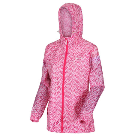 Chaqueta de mujer Regatta Wms Print PackIt Jkt rosa Duchedelweis
