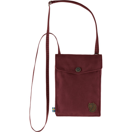 Bolsa de hombro Fjällräven Pocket rojo oscuro Bordeaux Red
