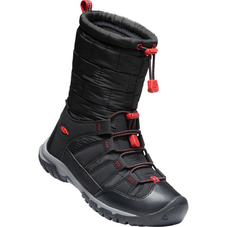 Botas de nieve para niños Keen Winterport Neo Dt Wp Youth negro/rojo Black/RedCarpet
