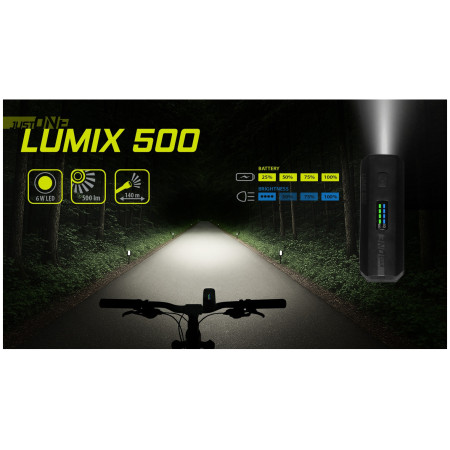 Luz delantera Just One LUMIX 500