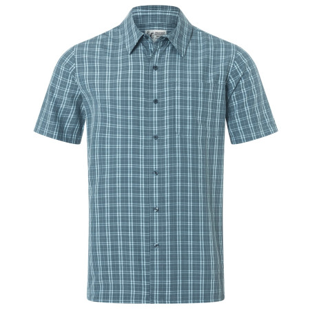 Camisa de hombre Marmot Eldridge Novelty Classic SS 2023 azul/blanco Dusty Teal