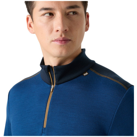 Camiseta funcional de hombre Helly Hansen Lifa Merino Midweight 1/2 Zip