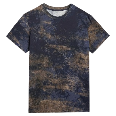 Camiseta de hombre 4F Tshirt M3137 azul oscuro MULTICOLOUR ALLOVER