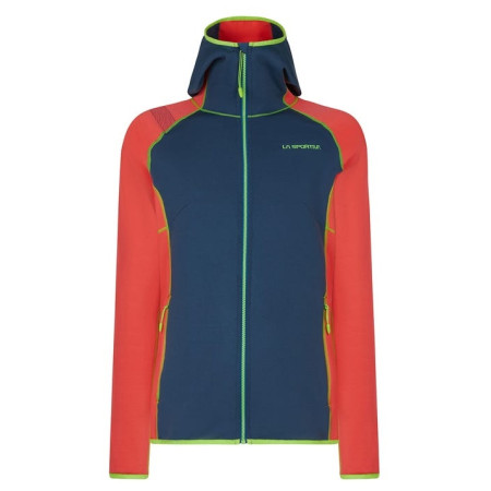 Chaqueta de mujer La Sportiva Alaris Hoody W azul/rosa Opal/Hibiscus