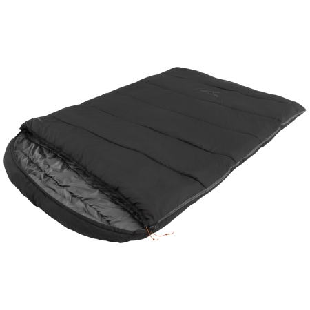 Saco de dormir Easy Camp Raven Square Double 5°C negro/gris