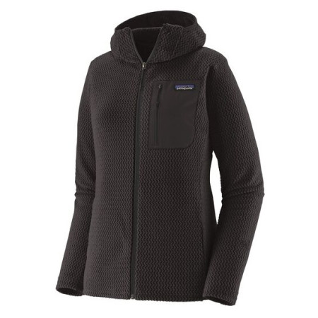 Chaqueta de mujer Patagonia W's R1 Air Full-Zip Hoody negro Black