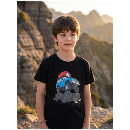 Camiseta para niños Alpine Pro Ecomo 4 Black
