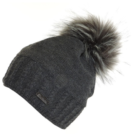 Gorro de mujer Sherpa Amber gris oscuro MelDarkGray