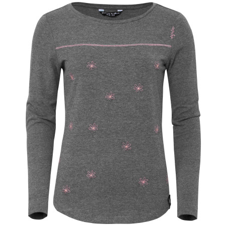 Camiseta de mujer Chillaz Cresciano Flower gris/rosa AnthidMelange