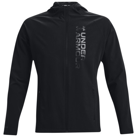Chaqueta de hombre Under Armour OutRun the STORM Jacket negro Black / Black / Reflective