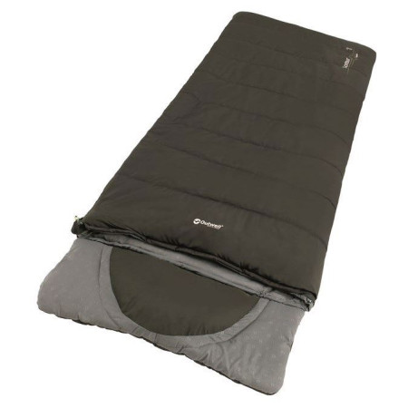 Saco de dormir Outwell Contour Supreme gris CoffeeBrown