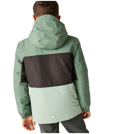 Chaqueta de invierno para niños Regatta Beamz Dark Forest/Glacier Green