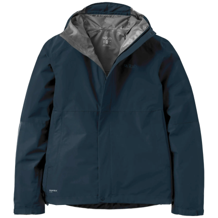 Chaqueta de mujer Rab Downpour Jacket Wmns azul