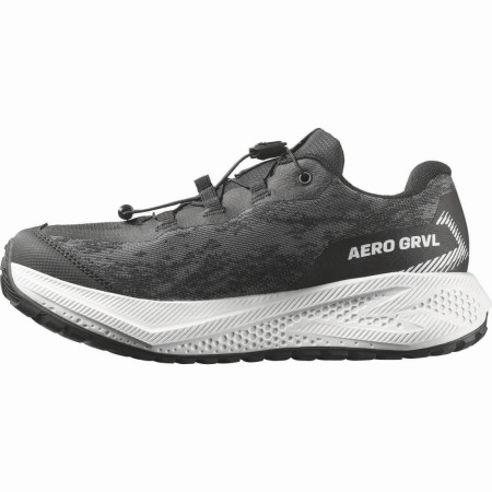 Calzado para niños Salomon Aero Grvl Wp J Black-White-Black