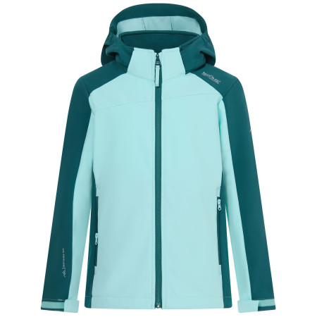 Chaqueta softshell para niños Regatta Haydenbury Mediterranea verde/verde claro Mediterranea/Water Ballet
