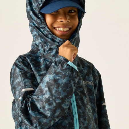 Chaqueta para niños Regatta Printed Lever II ChiBluScCamo