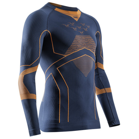 Camiseta funcional de hombre X-Bionic Energy Accumulator Light Shirt Ls azul/naranja MARINE/ORANGE