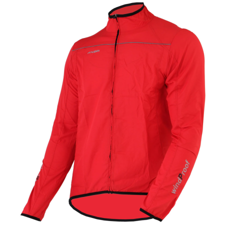 Cortavientos de hombre Axon Nippon rojo