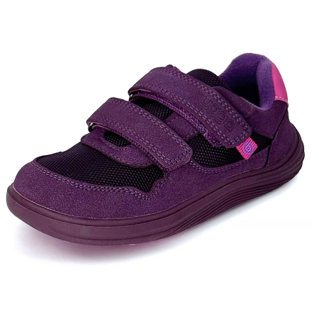 Zapatos barefoot para niños para todo el año Bugga Safi Dark Purple
