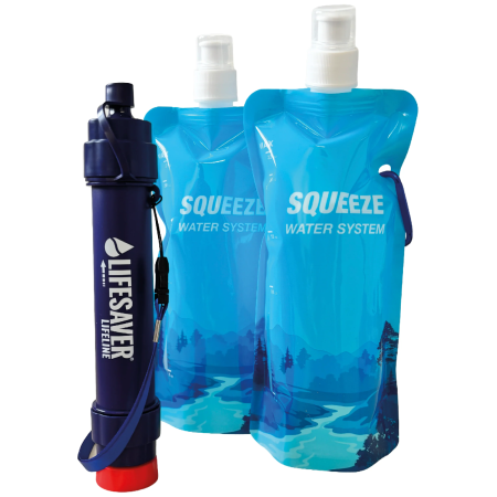 Botella plegable Lifesaver Squeeze Pouch x2