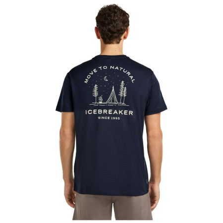 Camiseta de hombre Icebreaker Men Merino 150 Tech Lite SS Tee Peaceful Pass