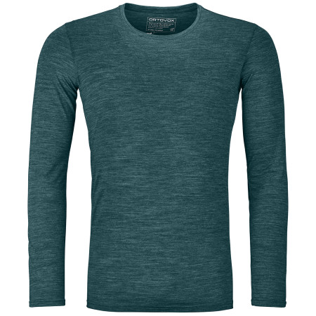 Camiseta funcional de hombre Ortovox 150 Cool Clean Ls M azul oscuro dark pacific blend