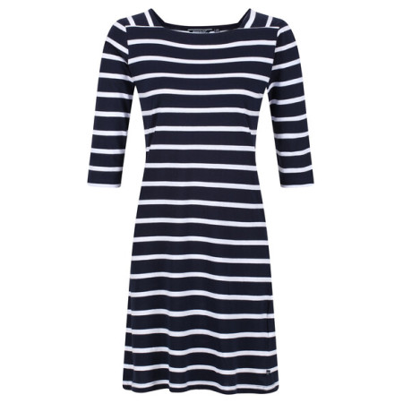 Vestido de mujer Regatta Paislee azul/blanco Navy/WhitStr