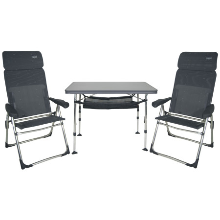 Juego de acampada Crespo Classic Set AL-213 gris oscuro