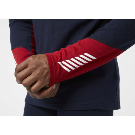 Camiseta funcional de hombre Helly Hansen Lifa Merino Midweight 1/2 Zip