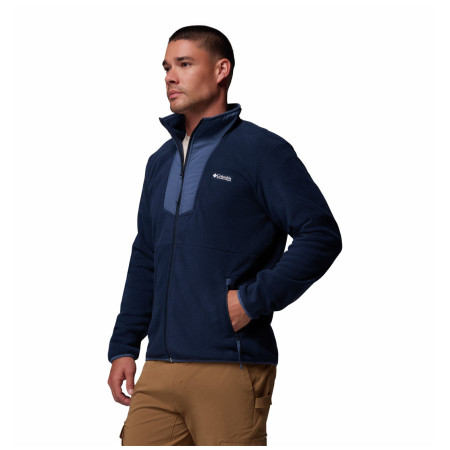 Sudadera de hombre Columbia Sequoia Grove™ Full Zip Fleece azul oscuro Collegiate Navy, Dark Mtn