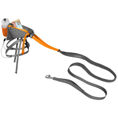 Arnés para perro Ruffwear Omnijore Joring System naranja Orange Poppy