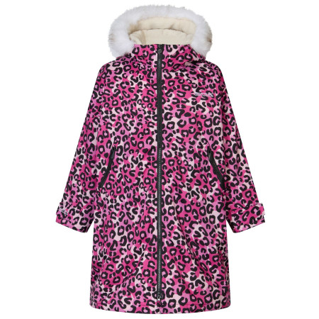 Abrigo impermeable para niños Regatta Junior Waterproof Changing Robe Pro Pink rosa ExPinkLeop