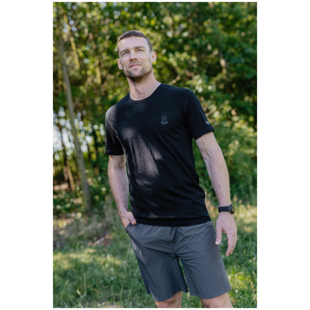 Camiseta de hombre Zulu Merino Fire 160 Short Comfy